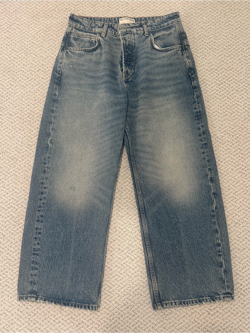 Free People - Dropped Boyfriend Jeans, in Deep Trance
